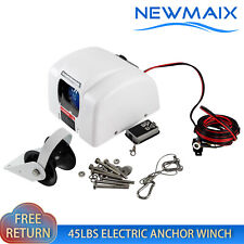45lbs Marine Electric Anchor Winch Saltwater Boat Windlass With Wireless Remote