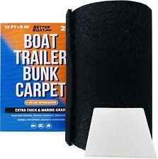 Boat Trailer Bunk Carpet For Boat Trailers Black Marine Carpet 9 Inch X 13 Ft