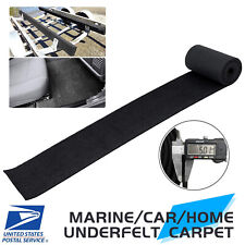 2pcs 13ft Boat Trailer 12 Black Marine Grade Bunk Board Carpet - Black - 5mm